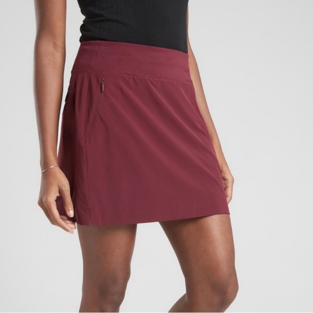 Women's Burgundy Skort